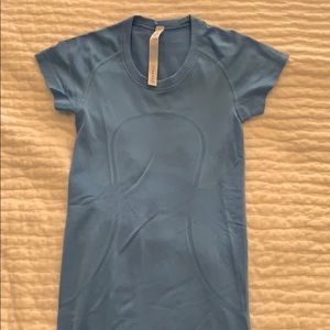 Size 2 swiftly tech short sleeve in light blue